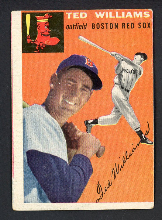 1954 Topps Baseball #001 Ted Williams Red Sox FR-GD 562765