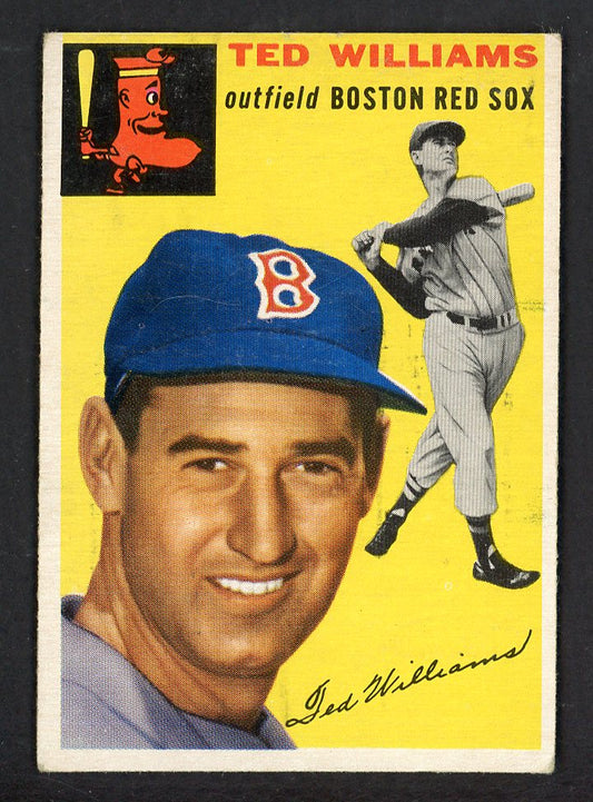 1954 Topps Baseball #250 Ted Williams Red Sox VG-EX 562766