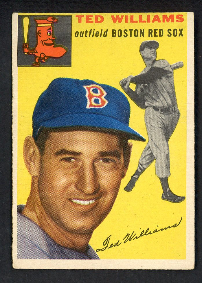 1954 Topps Baseball #250 Ted Williams Red Sox VG-EX 562769