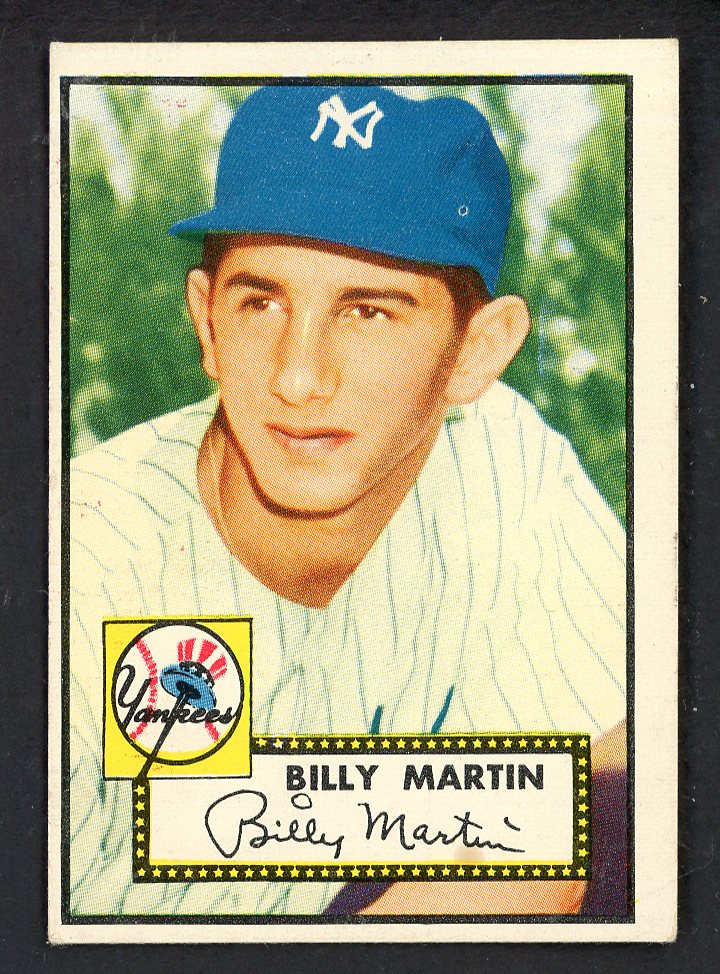 1952 Topps Baseball #175 Billy Martin Yankees EX 562786