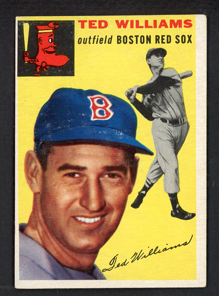 1954 Topps Baseball #250 Ted Williams Red Sox EX+/EX-MT 562788
