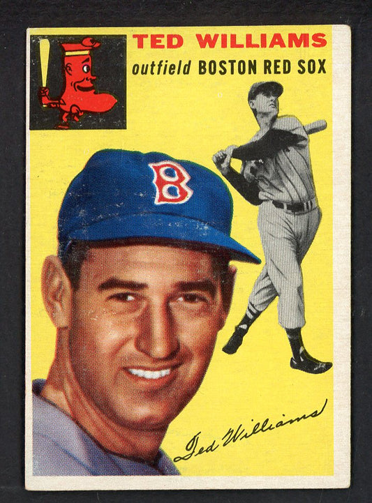 1954 Topps Baseball #250 Ted Williams Red Sox EX+/EX-MT 562788