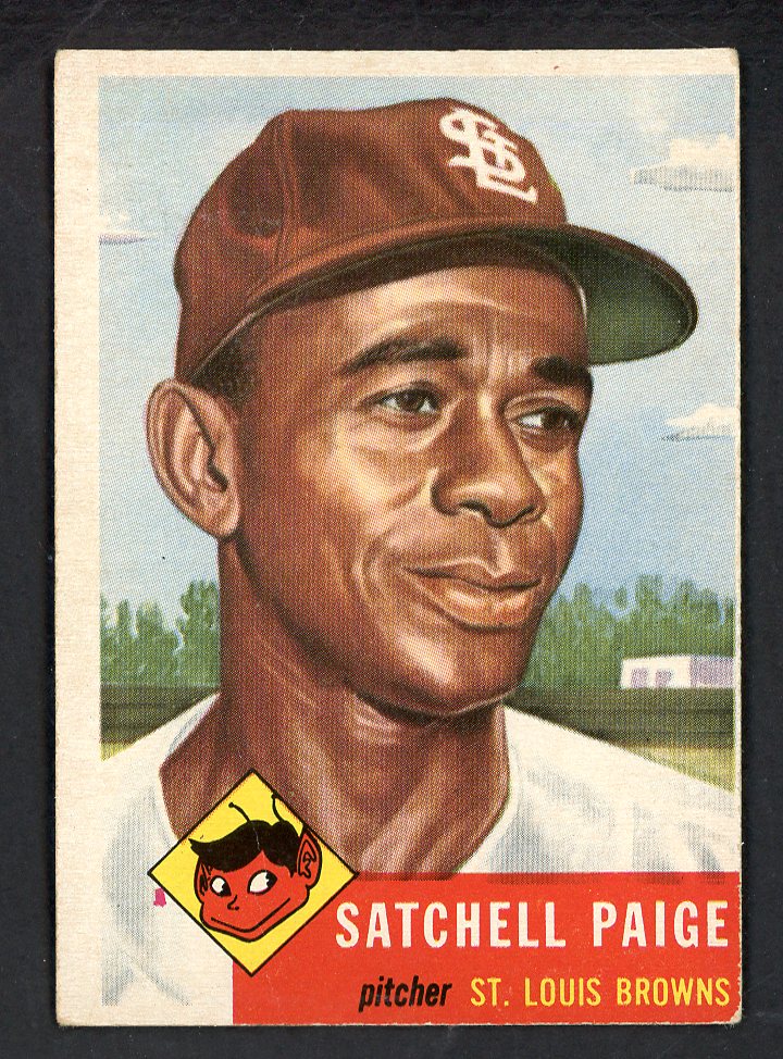 1953 Topps Baseball #220 Satchel Paige Browns VG-EX 562790