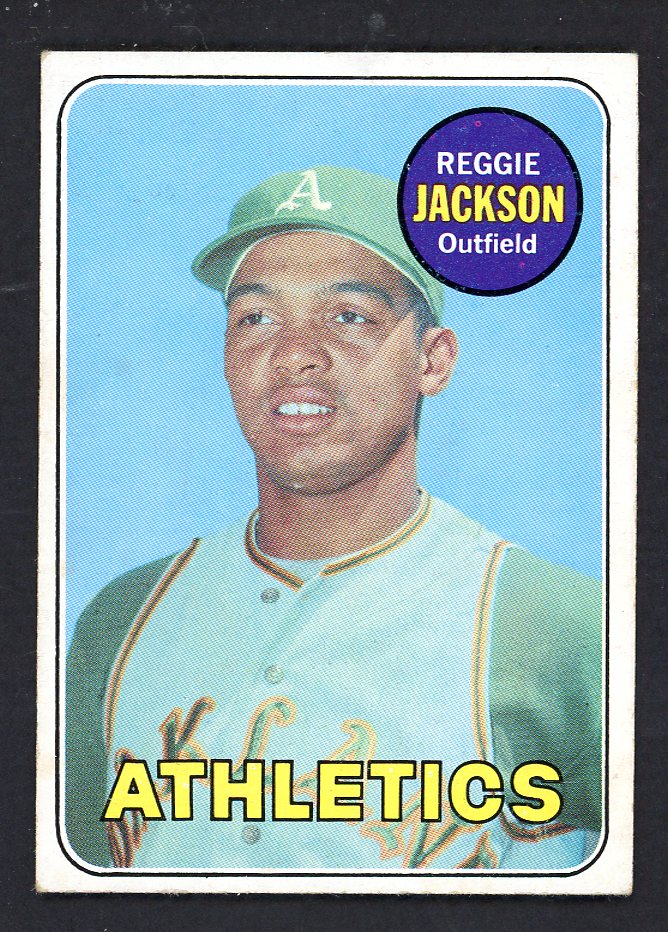 1969 Topps Baseball #260 Reggie Jackson A's EX-MT 562799