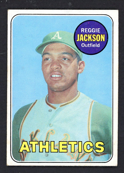 1969 Topps Baseball #260 Reggie Jackson A's EX-MT 562799