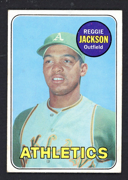 1969 Topps Baseball #260 Reggie Jackson A's EX-MT 562799