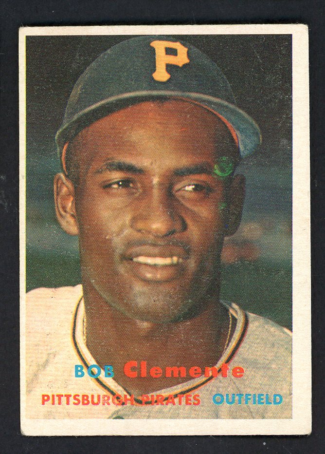 1957 Topps Baseball #076 Roberto Clemente Pirates VG-EX 562802