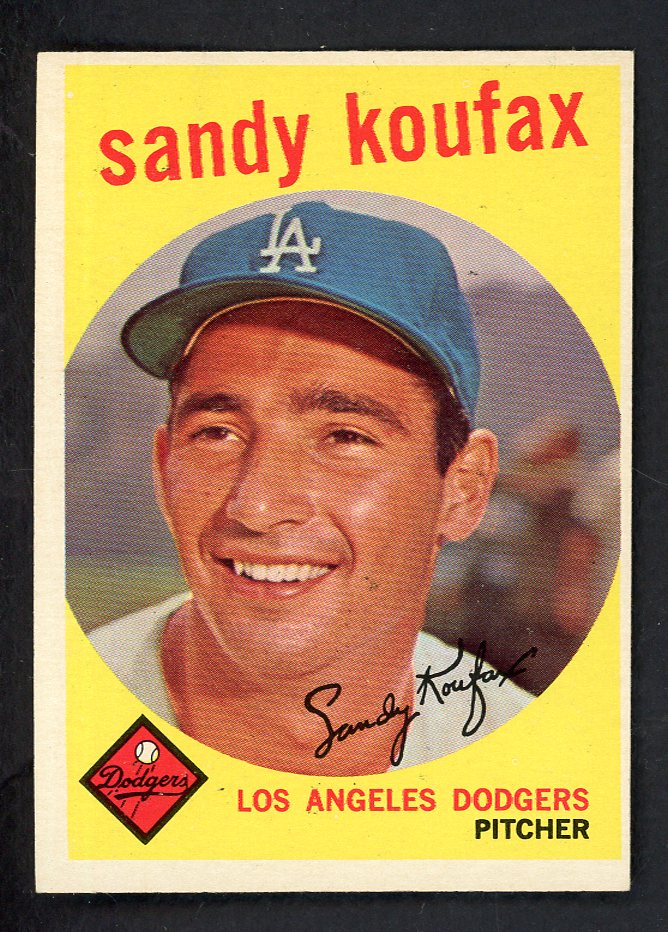 1959 Topps Baseball #163 Sandy Koufax Dodgers EX-MT 562804