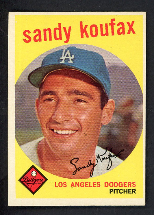 1959 Topps Baseball #163 Sandy Koufax Dodgers EX-MT 562804