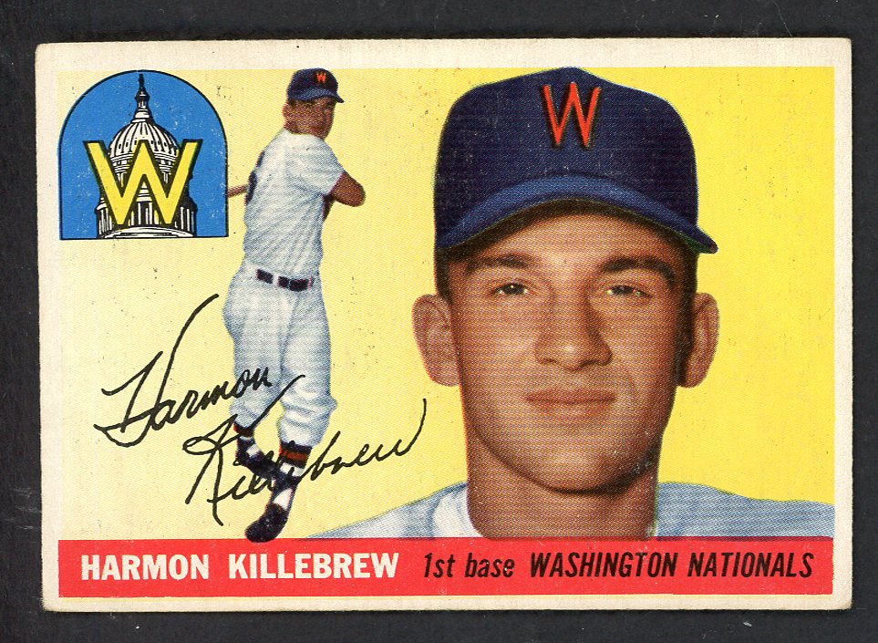 1955 Topps Baseball #124 Harmon Killebrew Senators VG-EX 562807
