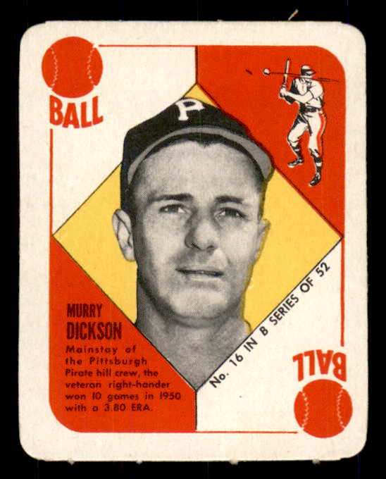 1951 Topps Blue Backs #016 Murry Dickson Pirates NR-MT 562813