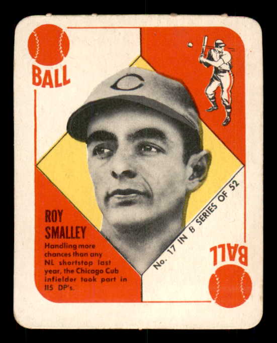 1951 Topps Blue Backs #017 Roy Smalley Cubs NR-MT 562816
