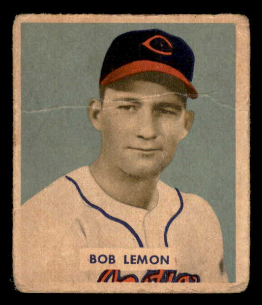 1949 Bowman Baseball #238 Bob Lemon Indians Good 562841