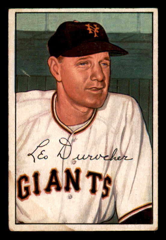 1952 Bowman Baseball #146 Leo Durocher Giants VG-EX 562850