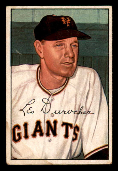 1952 Bowman Baseball #146 Leo Durocher Giants VG-EX 562850