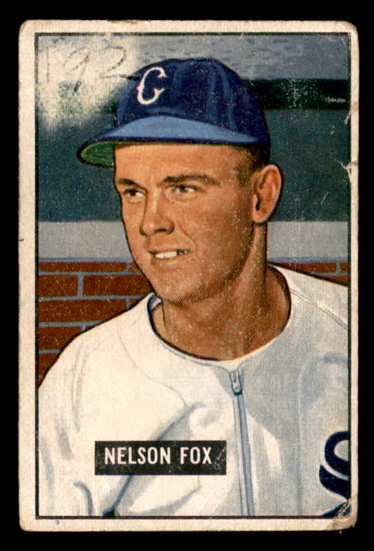 1951 Bowman Baseball #232 Nellie Fox White Sox PR-FR 562853