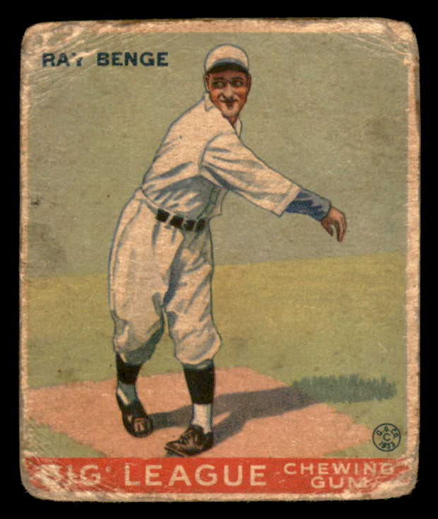 1933 Goudey #141 Ray Benge Dodgers Good 562857