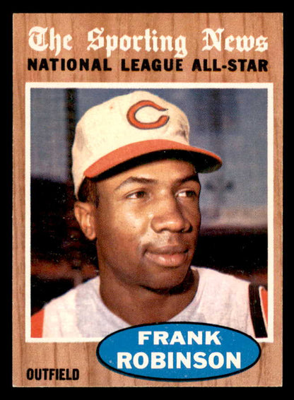 1962 Topps Baseball #396 Frank Robinson A.S. Reds NR-MT 562860