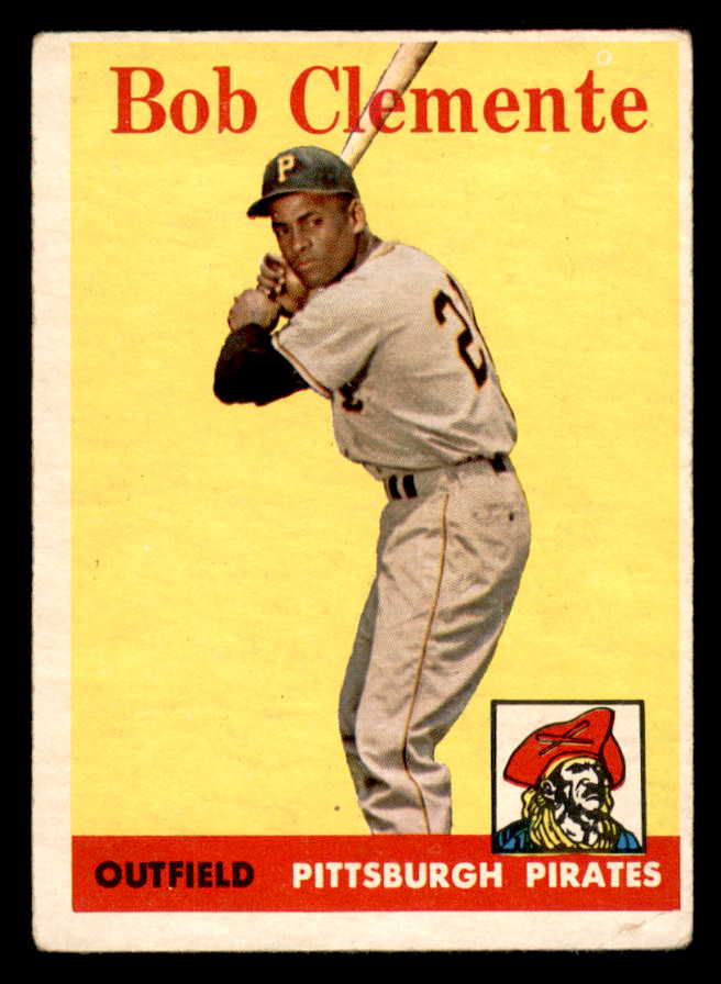 1958 Topps Baseball #052 Roberto Clemente Pirates VG/VG-EX 562862