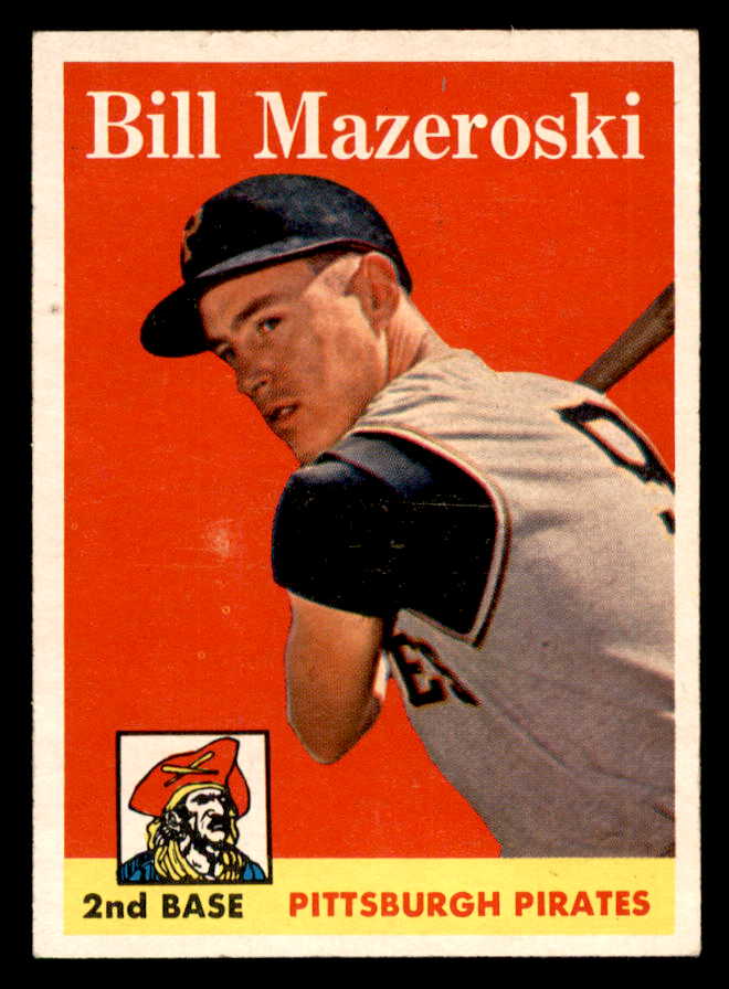 1958 Topps Baseball #238 Bill Mazeroski Pirates EX-MT 562872