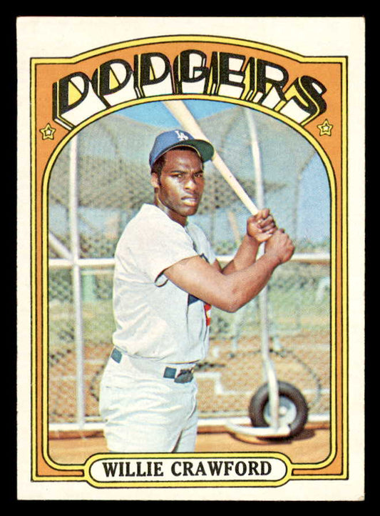 1972 Topps Baseball #669 Willie Crawford Dodgers EX-MT 562873