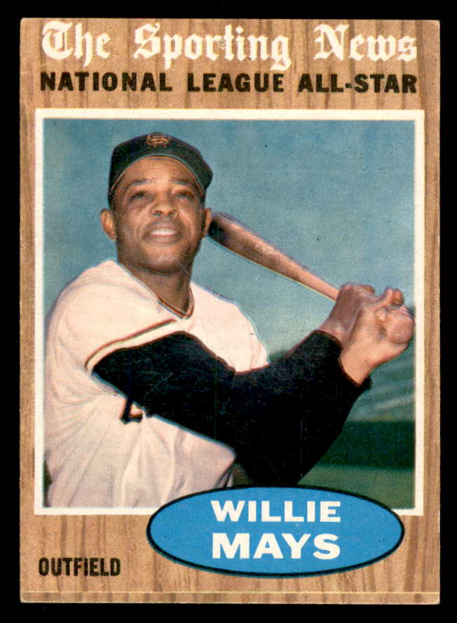1962 Topps Baseball #395 Willie Mays A.S. Giants EX-MT 562892