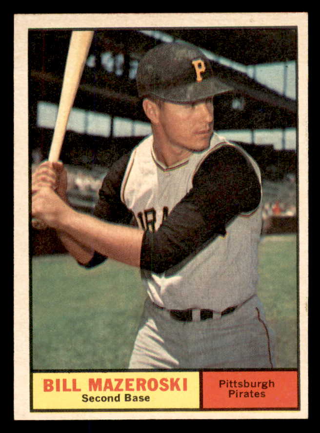 1961 Topps Baseball #430 Bill Mazeroski Pirates EX-MT 562893