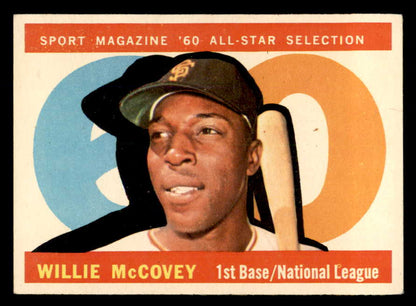 1960 Topps Baseball #554 Willie McCovey A.S. Giants EX-MT 562897