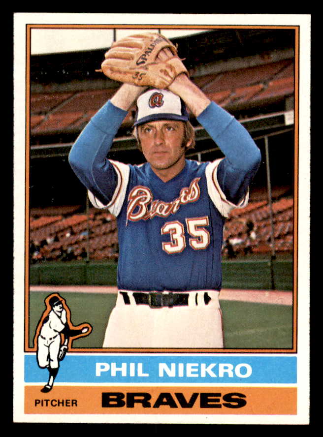 1976 Topps Baseball #435 Phil Niekro Braves NR-MT 562907