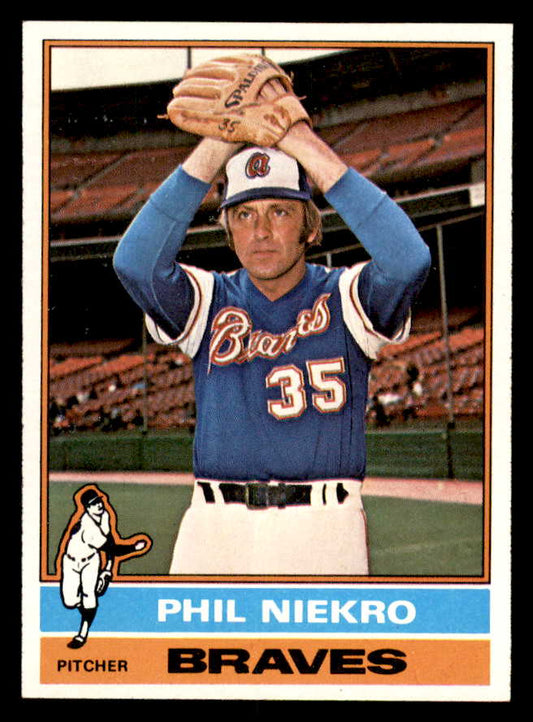 1976 Topps Baseball #435 Phil Niekro Braves NR-MT 562907