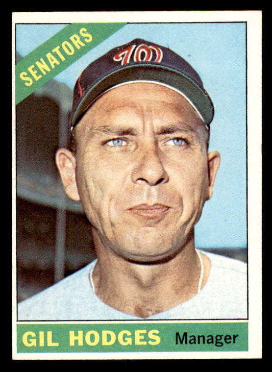 1966 Topps Baseball #386 Gil Hodges Senators NR-MT 562911