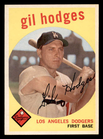 1959 Topps Baseball #270 Gil Hodges Dodgers NR-MT 562912