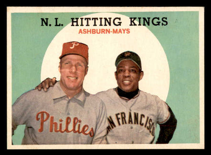 1959 Topps Baseball #317 Willie Mays Richie Ashburn NR-MT 562914