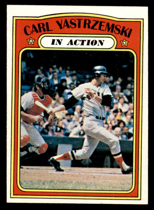 1972 Topps Baseball #038 Carl Yastrzemski IA Red Sox NR-MT 562921