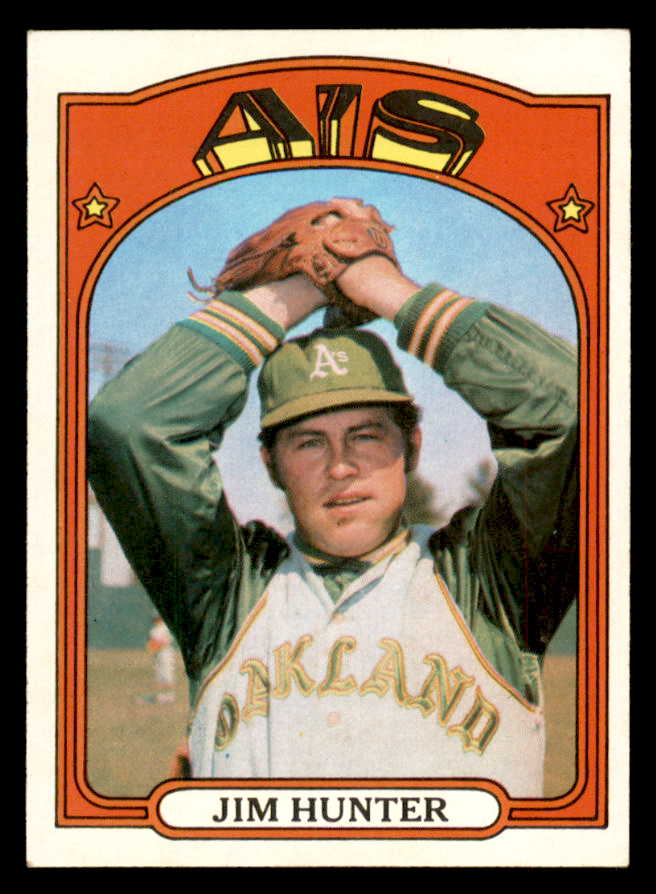 1972 Topps Baseball #330 Catfish Hunter A's NR-MT 562925