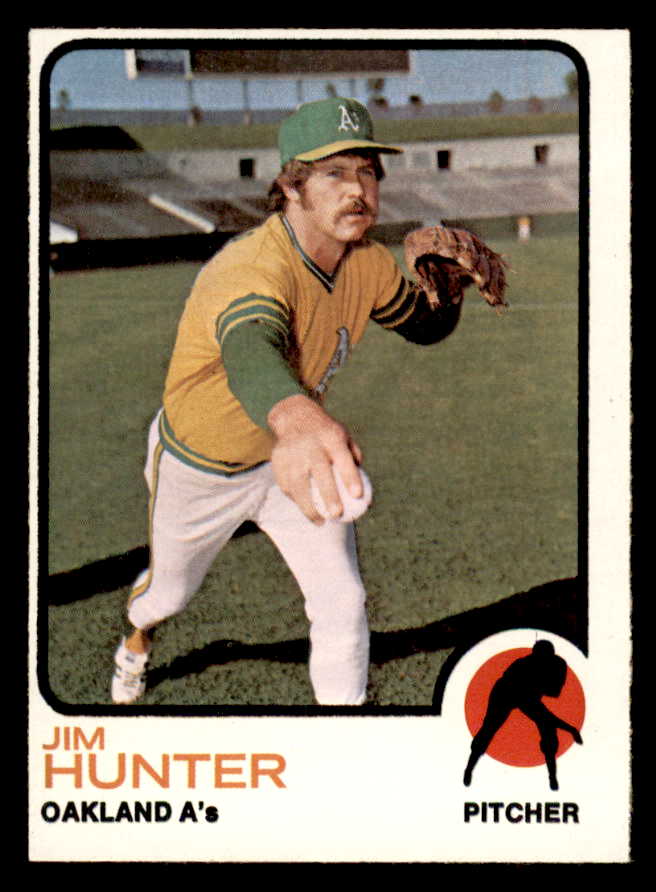1973 Topps Baseball #235 Catfish Hunter A's NR-MT 562930