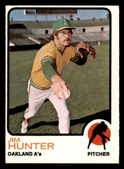 1973 Topps Baseball #235 Catfish Hunter A's NR-MT 562930