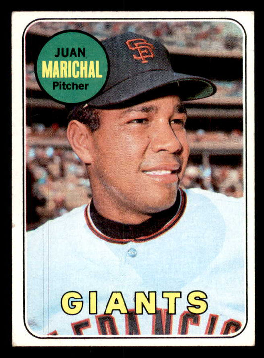 1969 Topps Baseball #370 Juan Marichal Giants EX 562934