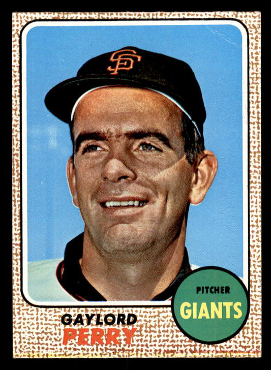 1968 Topps Baseball #085 Gaylord Perry Giants VG-EX 562935