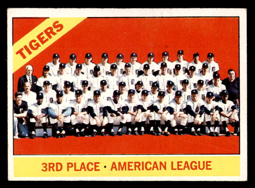 1966 Topps Baseball #583 Detroit Tigers Team EX-MT 562939