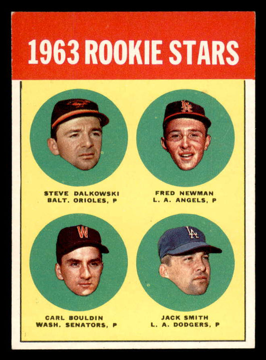 1963 Topps Baseball #496 Steve Dalkowski Orioles EX-MT 562950