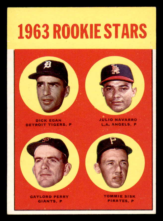 1963 Topps Baseball #169 Gaylord Perry Giants EX-MT 562951