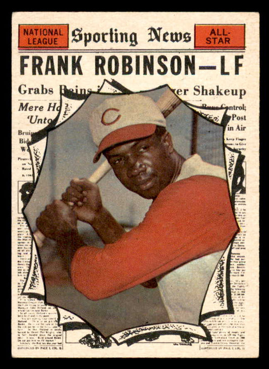 1961 Topps Baseball #581 Frank Robinson A.S. Reds EX+/EX-MT 562952