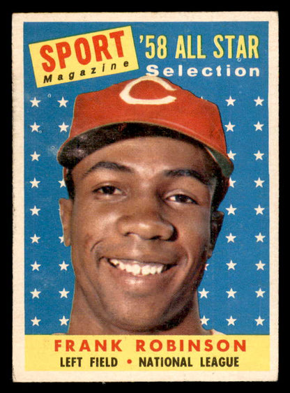 1958 Topps Baseball #484 Frank Robinson A.S. Reds EX+/EX-MT 562959
