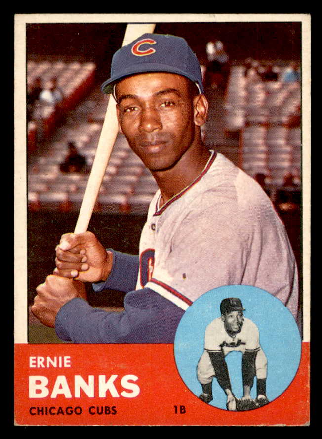 1963 Topps Baseball #380 Ernie Banks Cubs EX-MT 562961