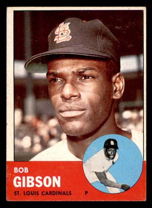 1963 Topps Baseball #415 Bob Gibson Cardinals EX-MT 562964