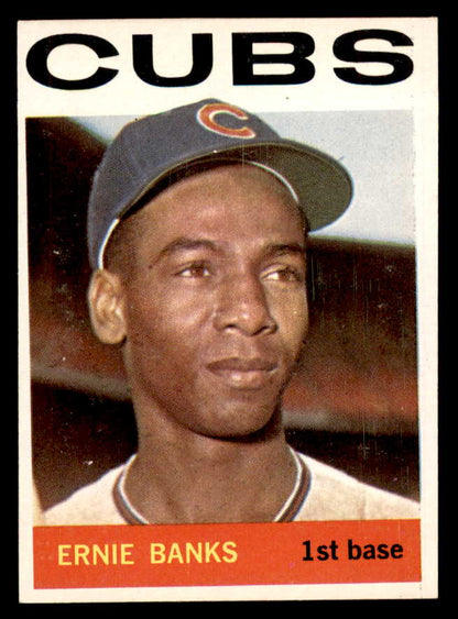 1964 Topps Baseball #055 Ernie Banks Cubs EX-MT 562967