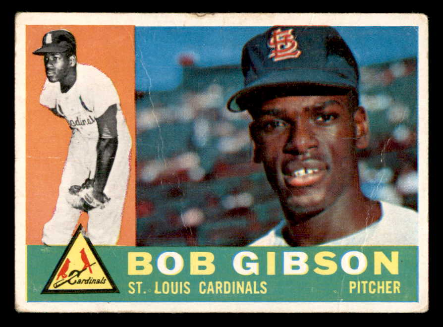 1960 Topps Baseball #073 Bob Gibson Cardinals Fair 562972