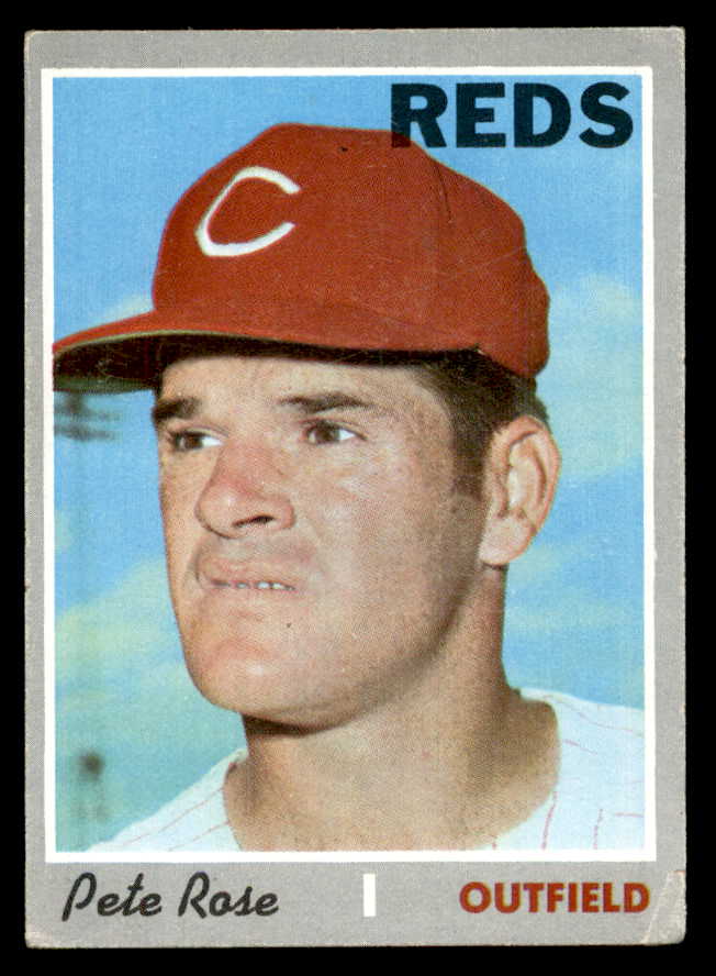 1970 Topps Baseball #580 Pete Rose Reds VG 562973