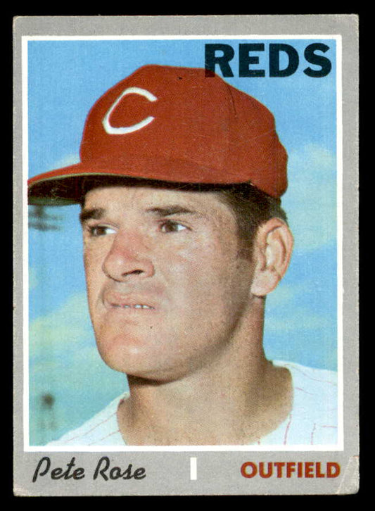1970 Topps Baseball #580 Pete Rose Reds VG 562973